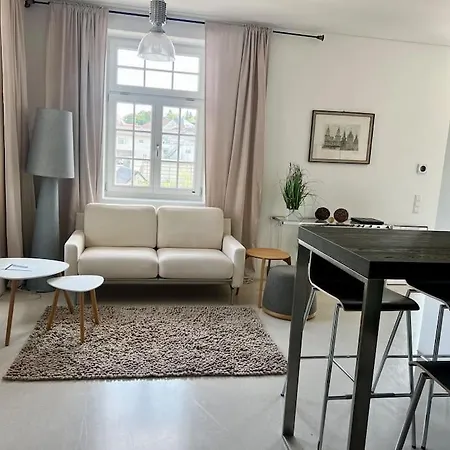 Luxus-apartment In Historischer Villa, Balkon & Lift, Naehe Therme 바드홀