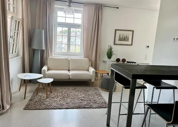 Luxus-apartment In Historischer Villa, Balkon & Lift, Naehe Therme バート・ハル