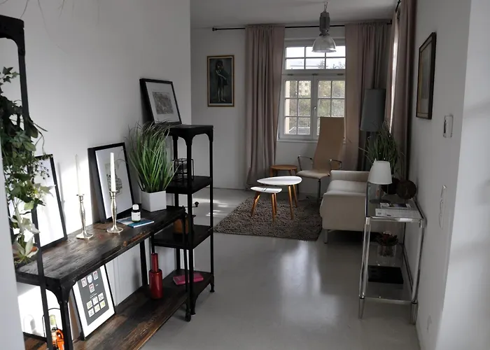 アパート Luxus-apartment In Historischer Villa, Balkon & Lift, Naehe Therme バート・ハル