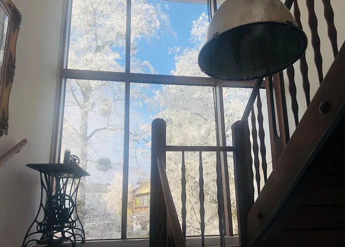 アパート Luxus-apartment In Historischer Villa, Balkon & Lift, Naehe Therme バート・ハル